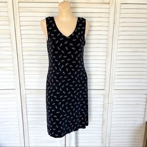 RONNI NICOLE VINTAGE DRAGONFLY SLEEVELESS DRESS